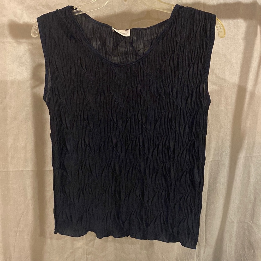 Midnight Blue textured top nylon feel type material